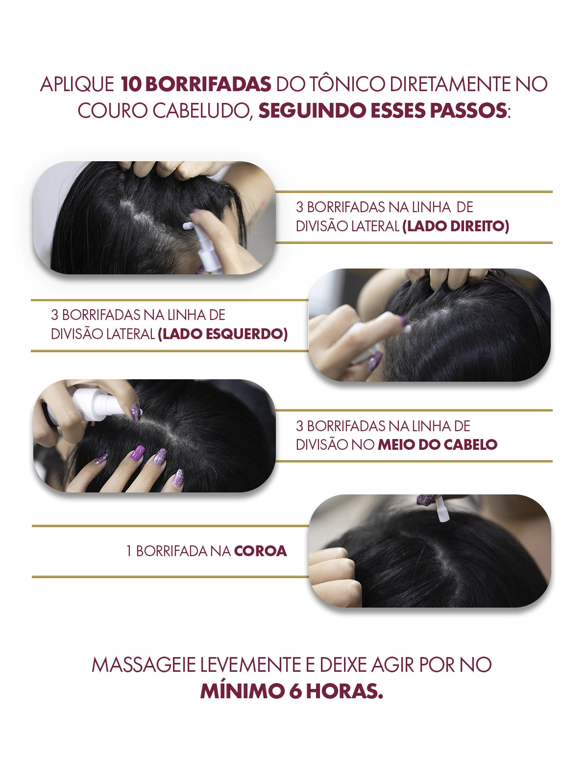 Tabela nutricional de Tônico de Crescimento Capilar Follistin - 60ml