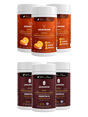 Combo 3 Ferritin12 + 3 OSA + 5 E-books + Presente