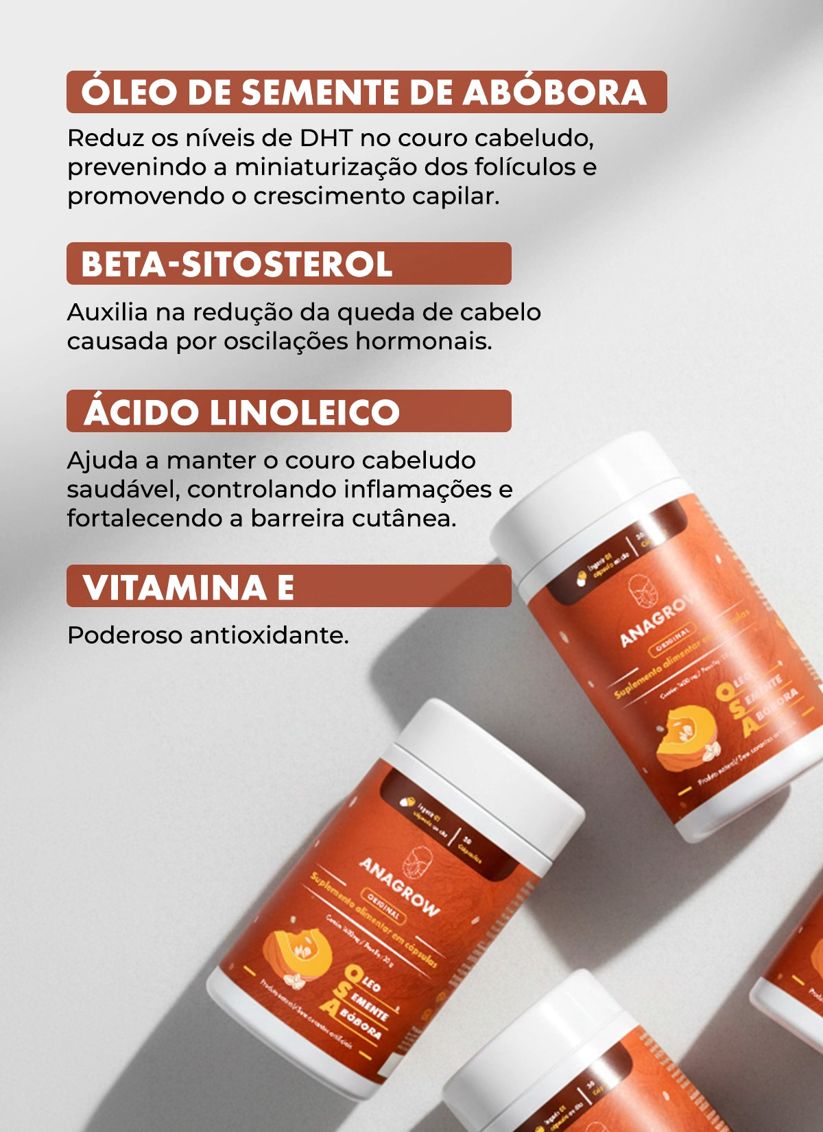 Kit Protocolo Glow Up Combate à Queda e Fortalecedor | 3 Ferritin12 + 3 OSA