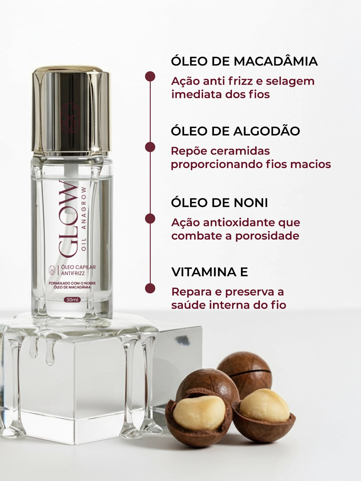 Óleo Antifrizz Glow Oil 30ml — foto 3