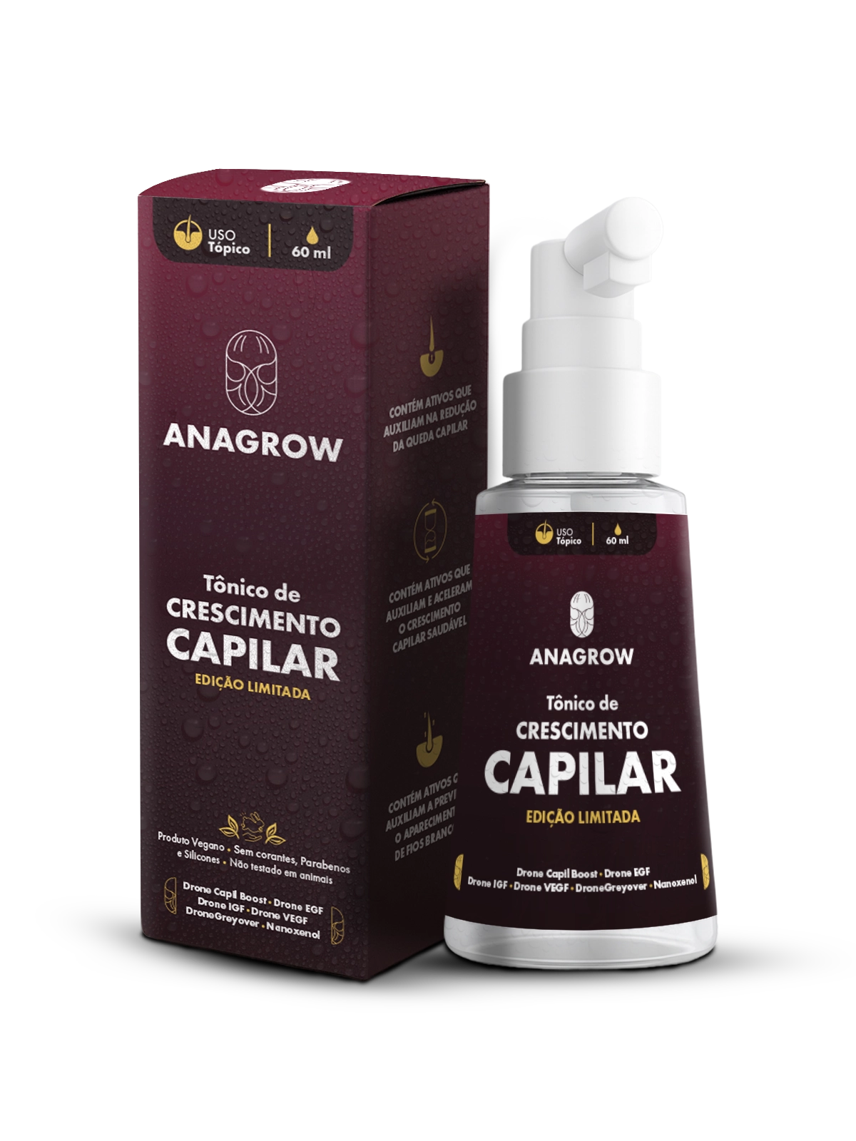 Kit Desafio Glow Up Fortalecimento e Crescimento | 3 Ferritin12 + Tônico + 5 E-books