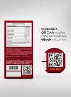 Vitamina de Combate à Queda de Cabelo Ferritin12 60 Cápsulas + 5 E-books