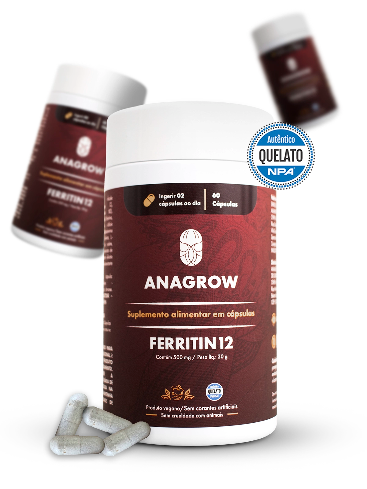 Kit Desafio Glow Up Combate à Queda | 3 FERRITIN12 + OSA DE PRESENTE