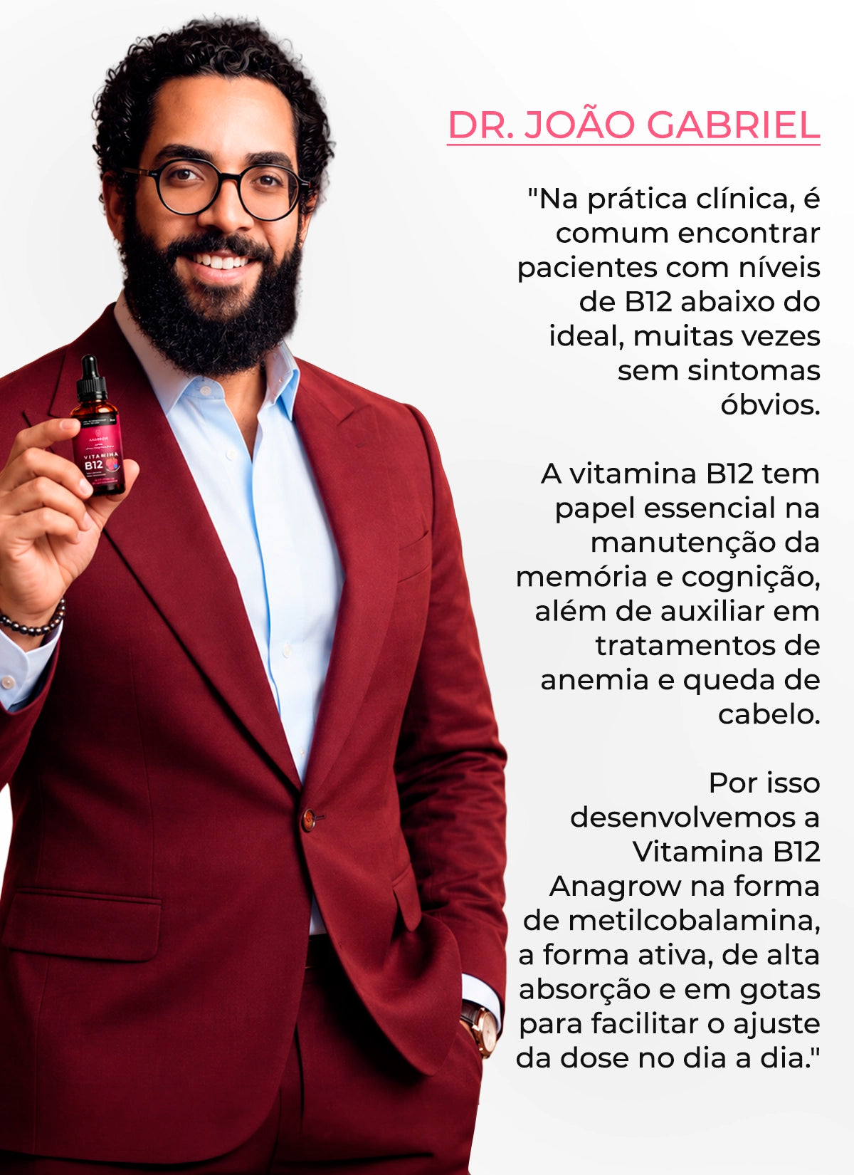 Vitamina B12 em gotas 30ml + 5 E-books