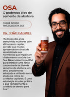 Vitamina Para Fortalecimento dos Cabelos OSA 30 Cápsulas + 5 E-books
