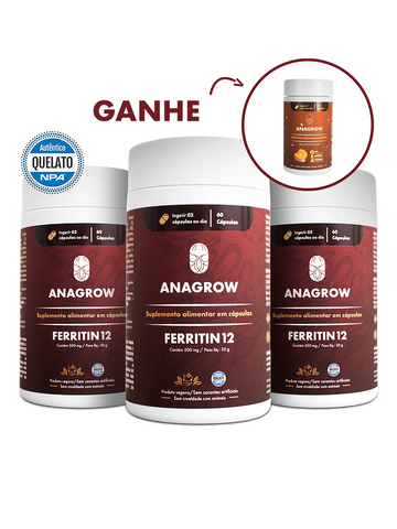 Kit Desafio Glow Up Combate à Queda | 3 FERRITIN12 + OSA DE PRESENTE
