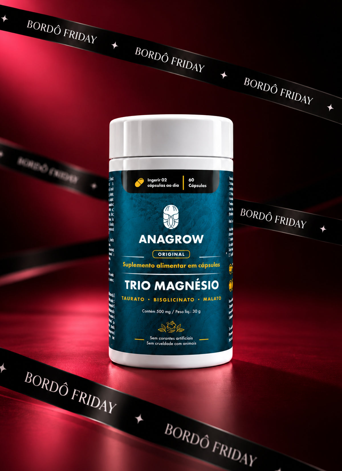 Vitamina Trio Magnésio 60 Cápsulas + E-books AnaClub