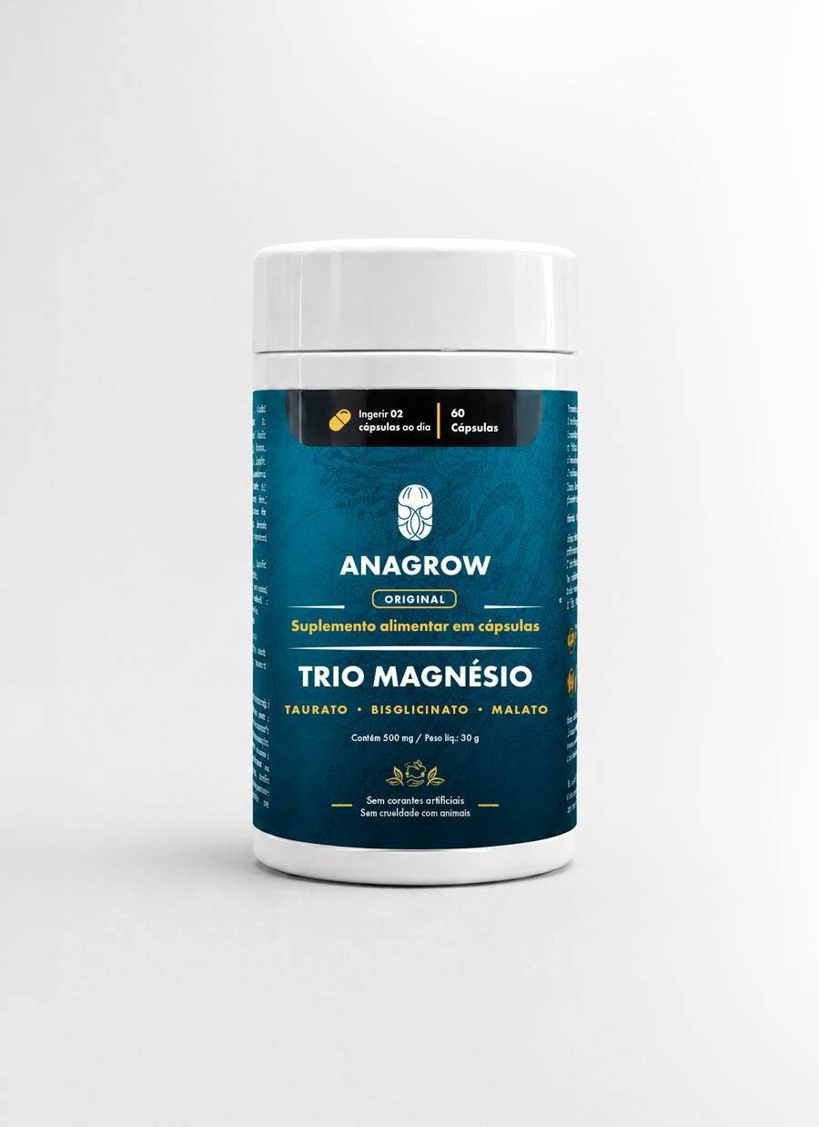 Vitamina Trio Magnésio 60 Cápsulas + E-books