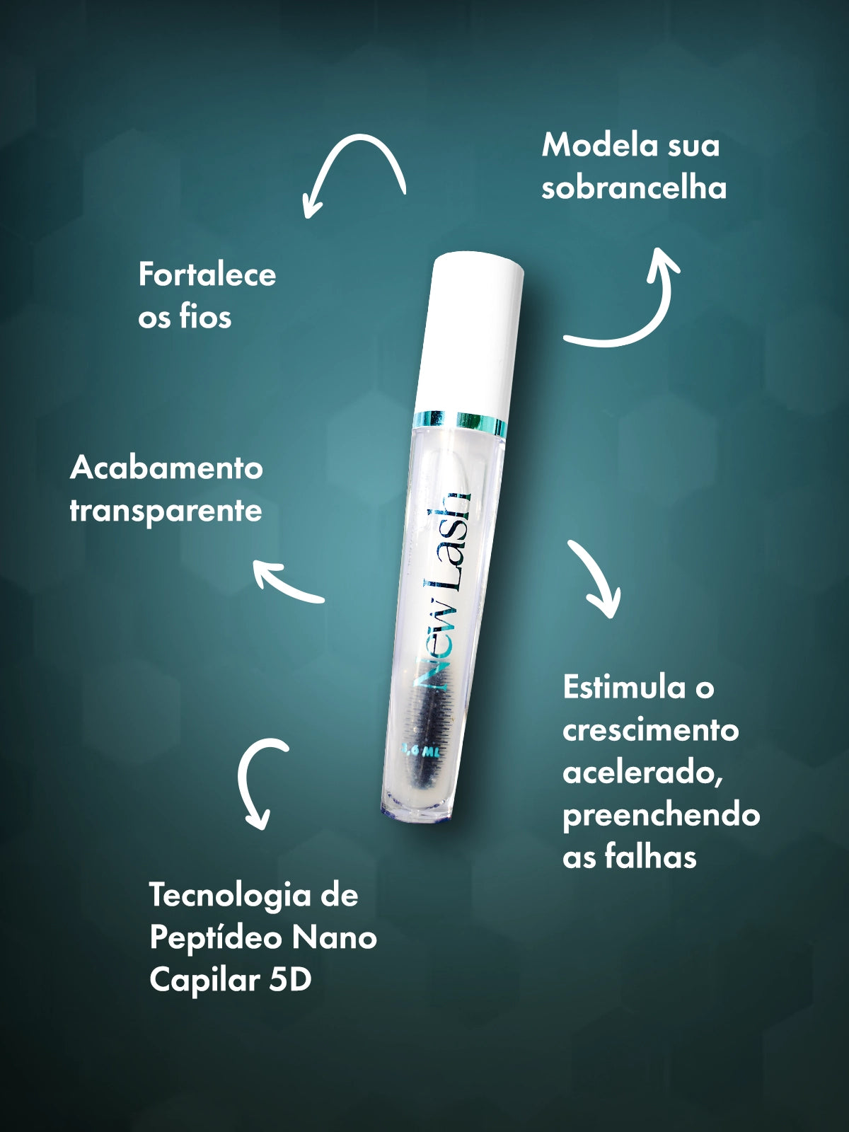 Sérum Fortalecedor de Cílios e Sobrancelhas New Lash - 3,6ml — foto 4