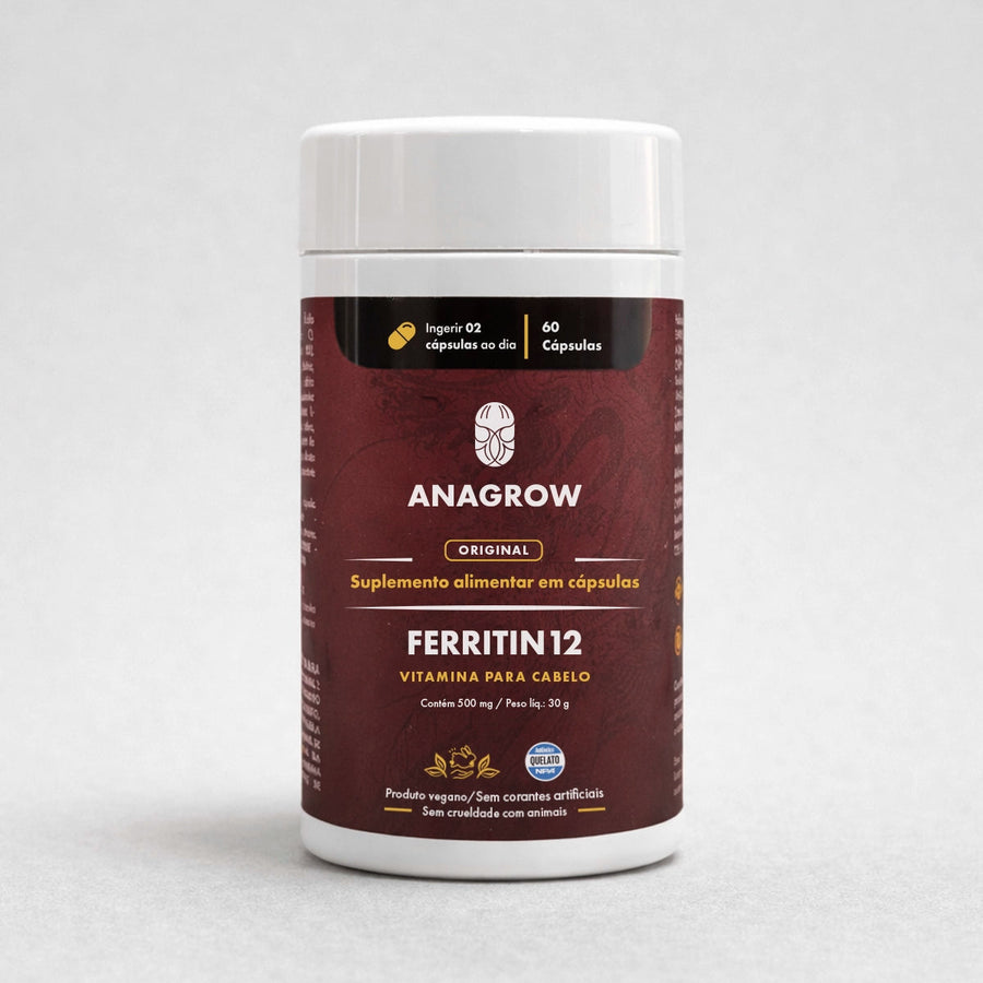 Vitamina de Combate à Queda de Cabelo Ferritin12 - 60 Cápsulas