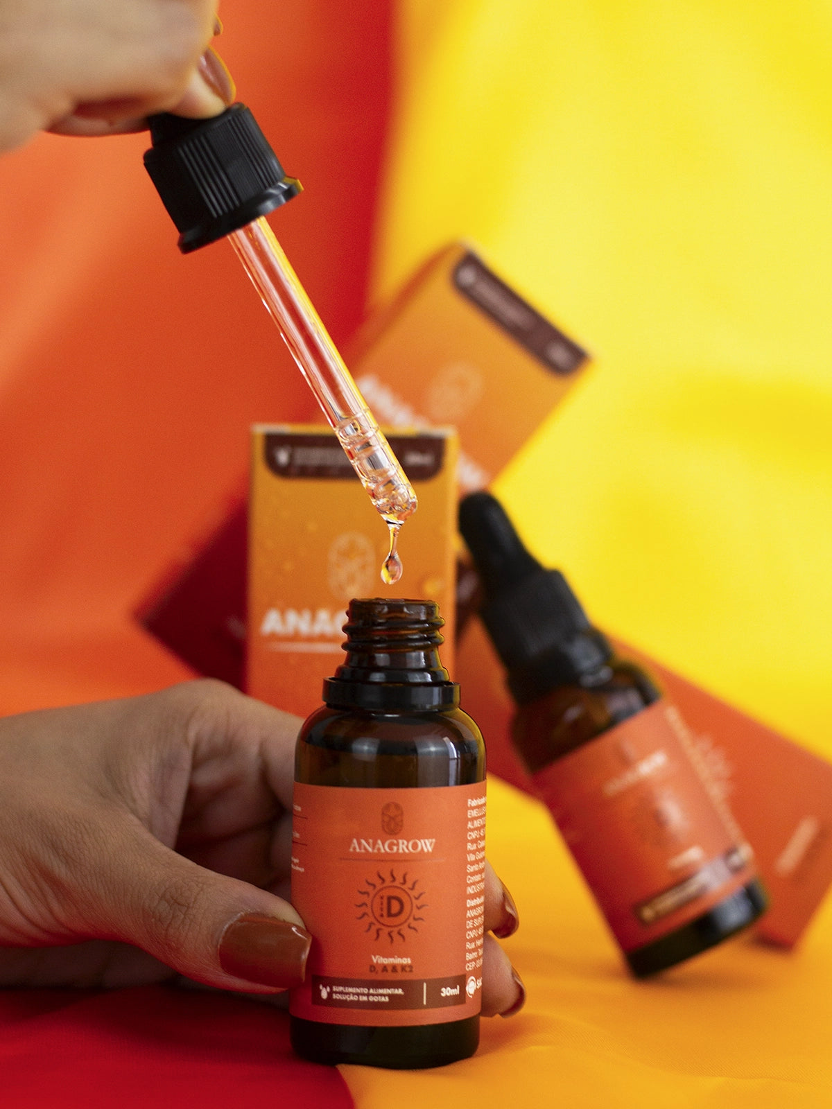 Vitamina D2, A e K2 em Gotas 30ml — foto 6