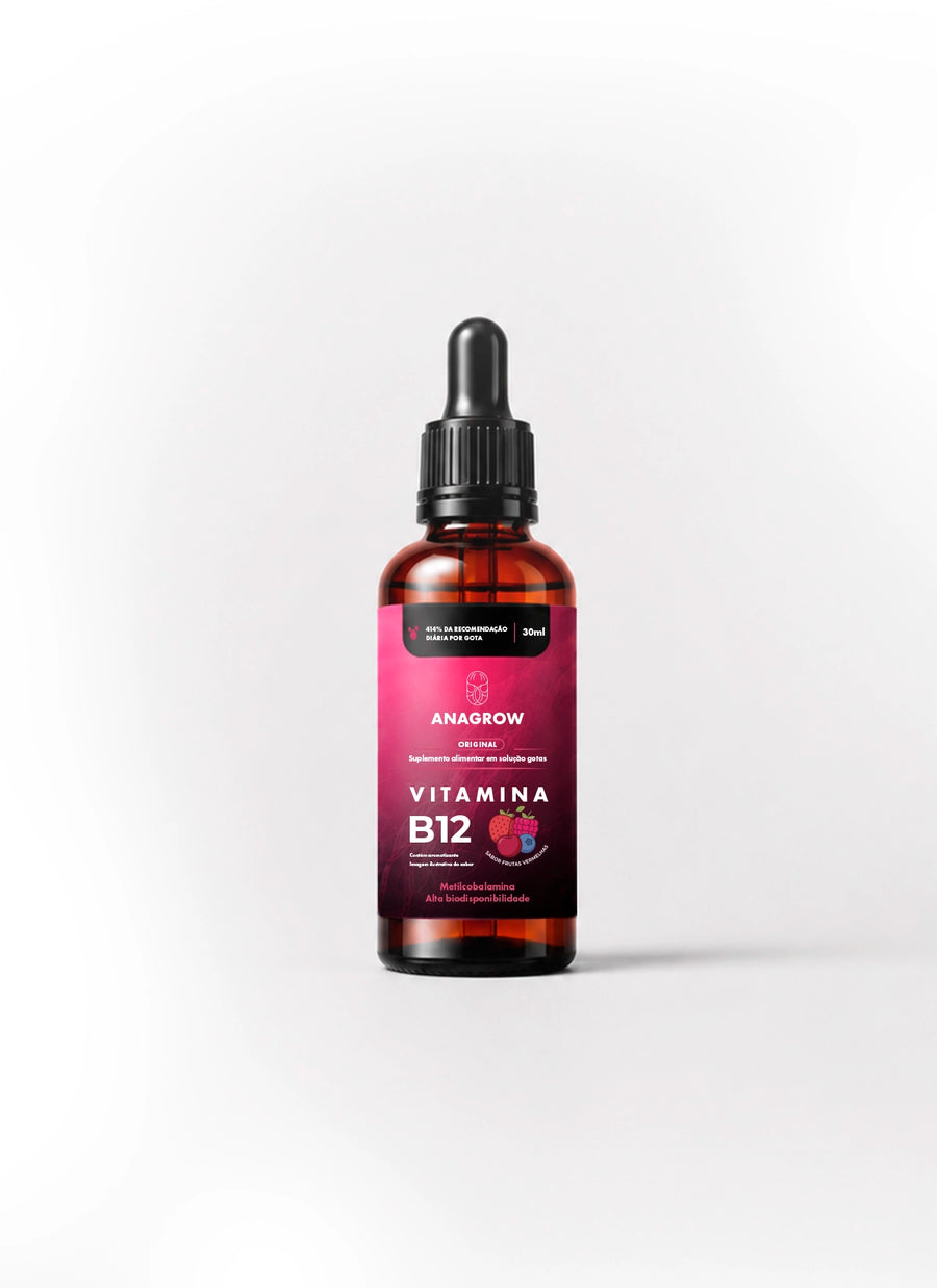 Vitamina B12 em gotas 30ml + 5 E-books