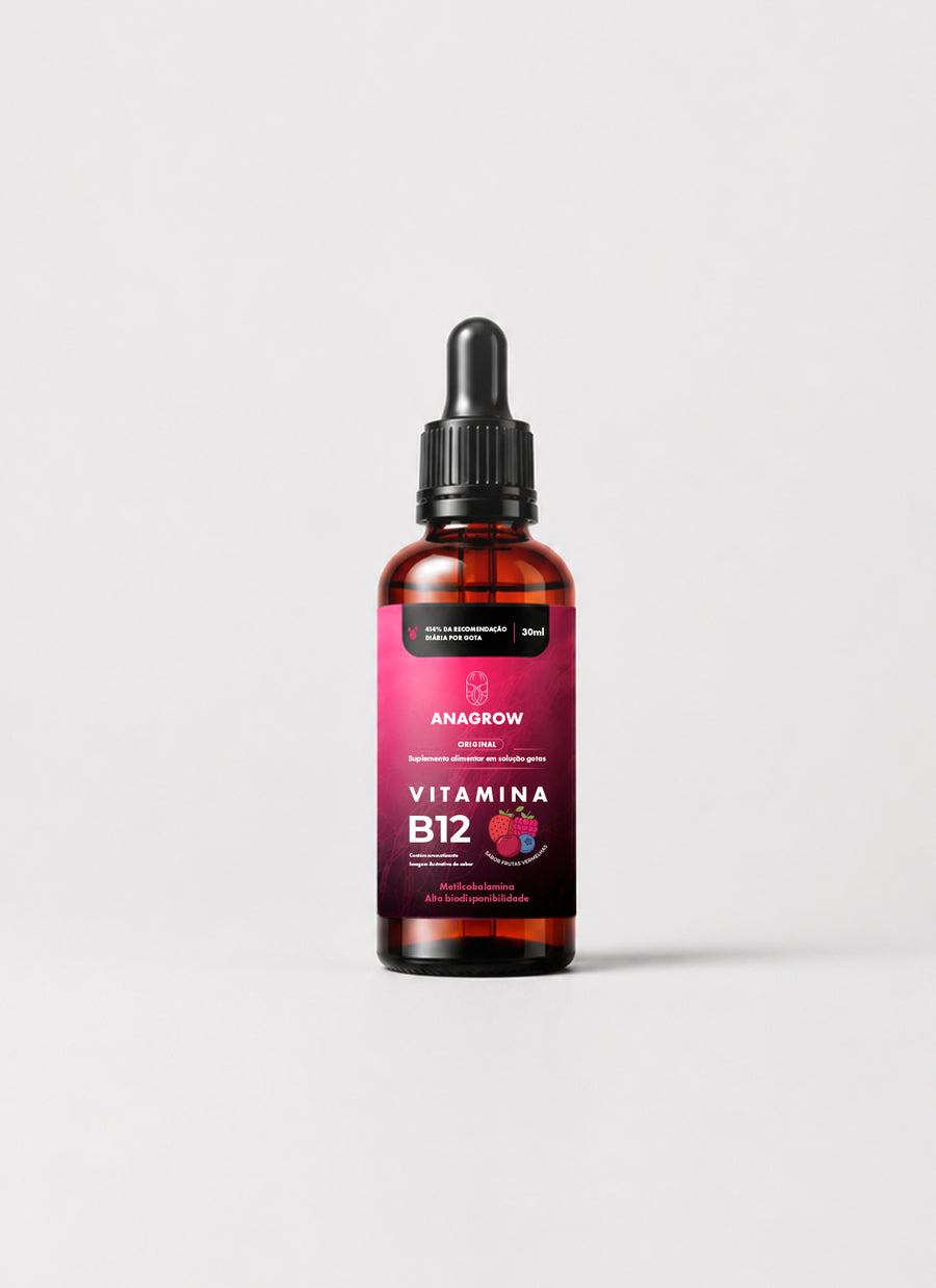 Vitamina B12 em gotas 30ml + 5 E-books