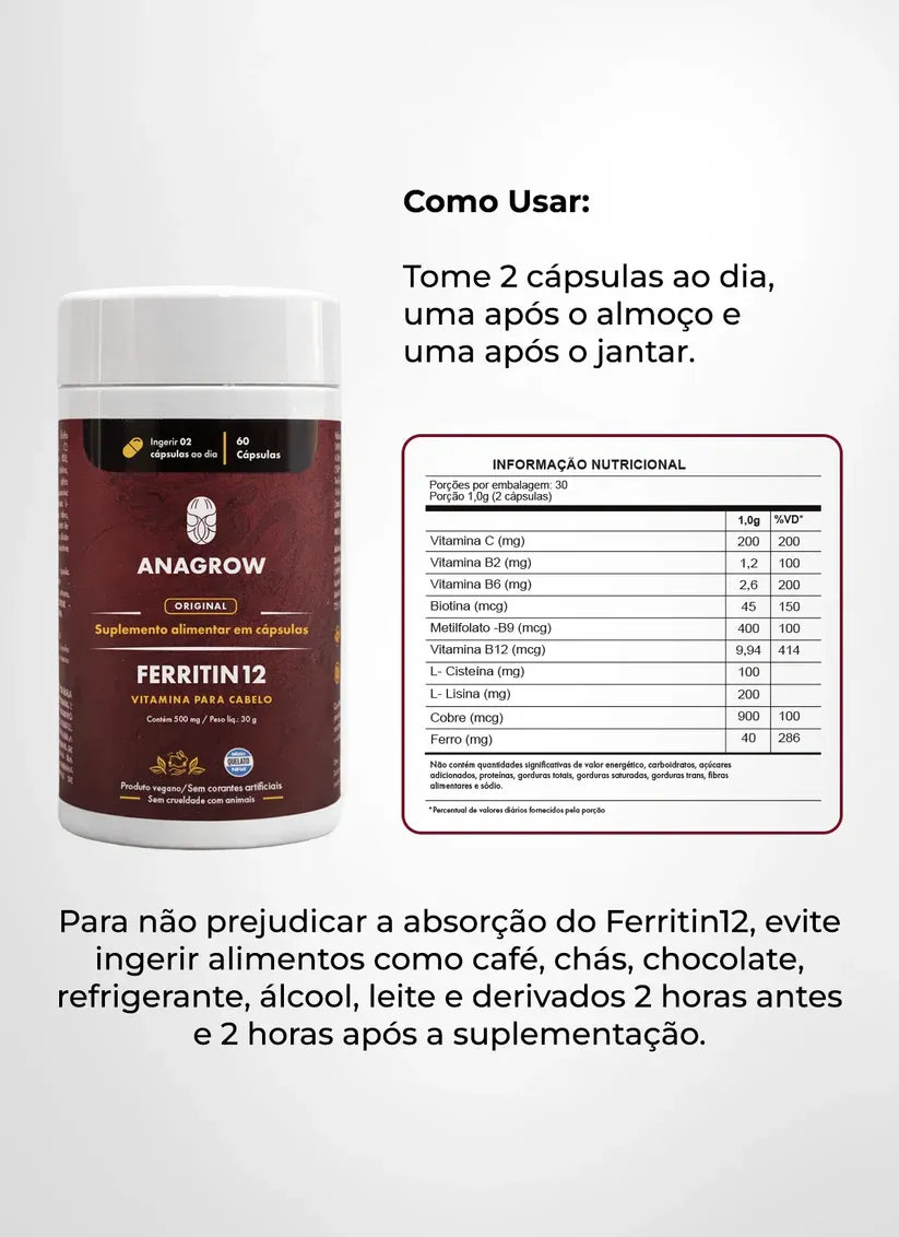 Combo 3 Ferritin12 + 5 E-books AnaClub