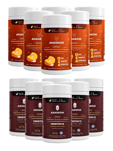 Kit Blindagem Completa 180 dias — 6 Ferritin12 + 6 OSA
